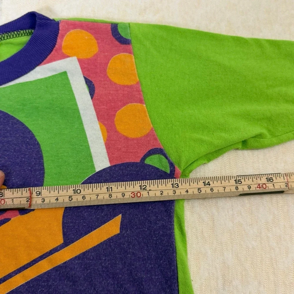 Vintage Disney Minnie Mouse Romper‎ Baby One Piece Bright Colors USA 18/24M